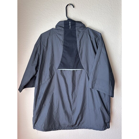 Zero Restriction Golf Tour Series Black 1/4 Zip Short Sleeve Wind Shirt Men’s M - Picture 7 of 7